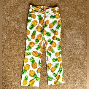 Loudmouth “pina colada” pineapple golf pants mens sz 30/32
